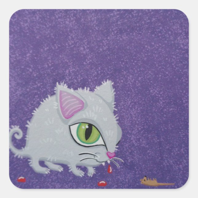 Funky and cute cat stickers from Soozie Wray (Front)