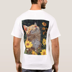 Funky Anime Cat T-Shirt for Anime Lovers