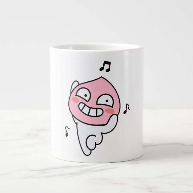 Funky Apeach Large Coffee Mug (Front)
