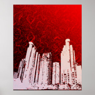 funky art poster
