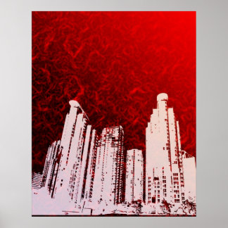 funky art poster
