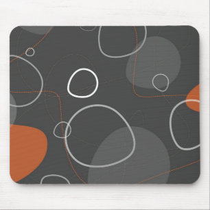 Funky Atomic Age abstract mouse pad