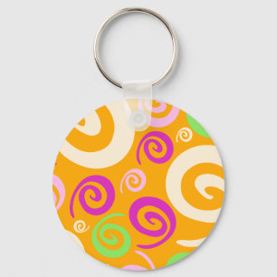 Funky background, keychain
