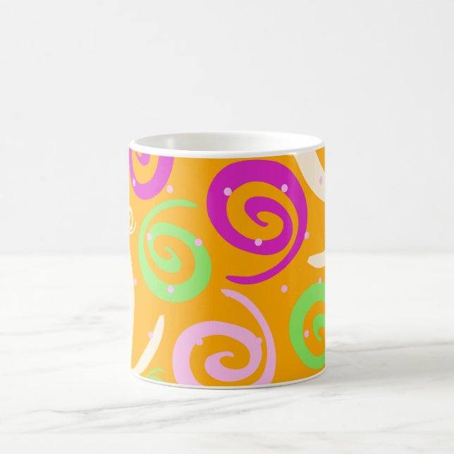 Funky background, mug (Center)