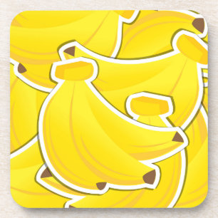 Funky bananas coaster