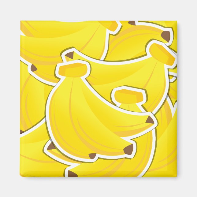 Funky bananas magnet (Front)
