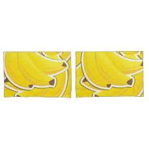 Funky bananas pillowcase