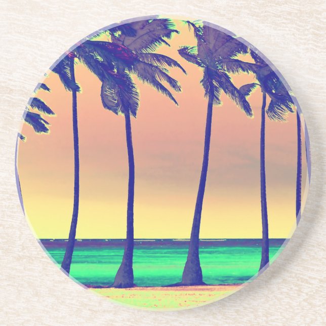 funky beach Coaster (Front)