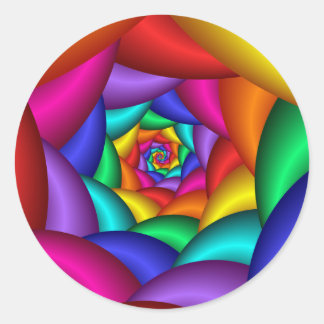 Funky Beats Classic Round Sticker