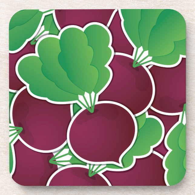 Funky beet coaster (Front)