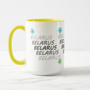 Funky Belarus Беларусь Corn Flower Coffee Mug Cup