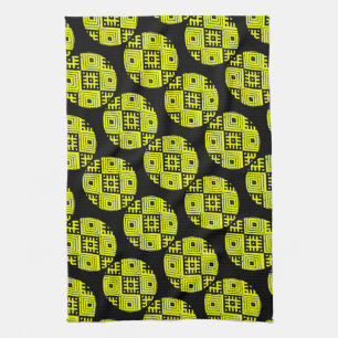 Funky Belarus Беларусь Folk Pattern Kitchen Towel