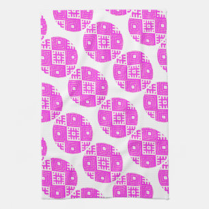 Funky Belarus Беларусь Folk Pattern Kitchen Towel
