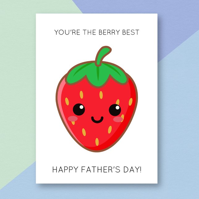 Funky Berry Meilleure carte de Fête des pères de f (Créateur téléchargé)