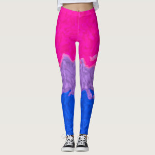 Funky Bi Pride Flag Leggings