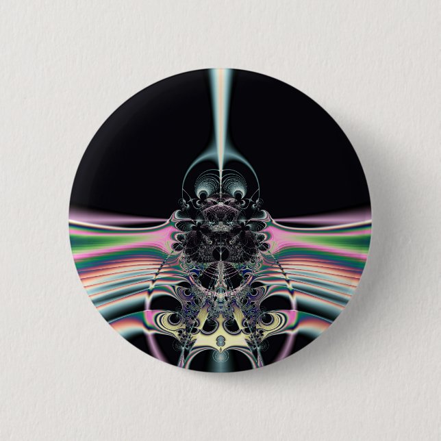 Funky Bird 2 Inch Round Button (Front)