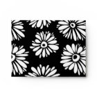 Funky Black and white flowers
