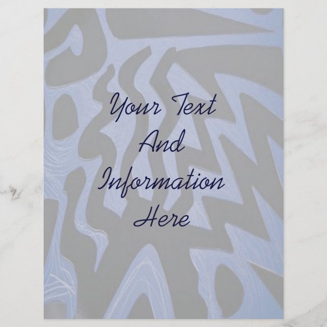 Funky Blue Flyer (Front)