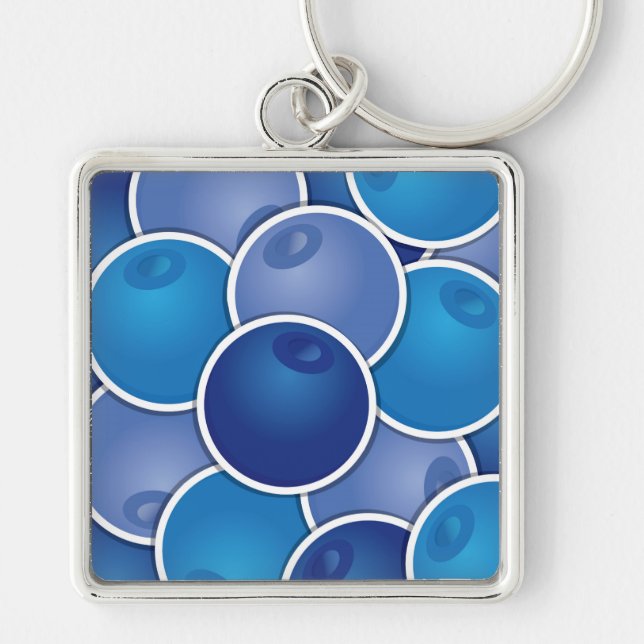 Funky blueberry keychain (Front)