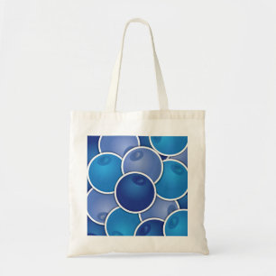 Funky blueberry tote bag