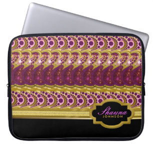 Funky Bohemian Pattern Notebook Laptop Sleeve