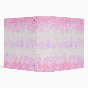 Funky Boho Abstract Mosaic Pomosexual Pride Flag Binder
