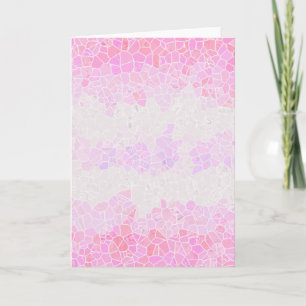 Funky Boho Abstract Mosaic Pomosexual Pride Flag Thank You Card