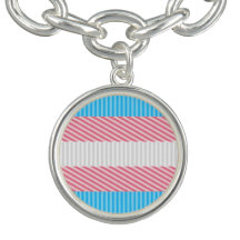 Funky Boho Stripe Abstract Transgender Pride Flag