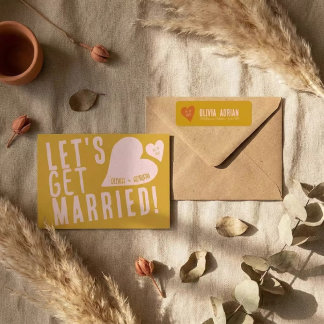 Funky Bold Font Invitation