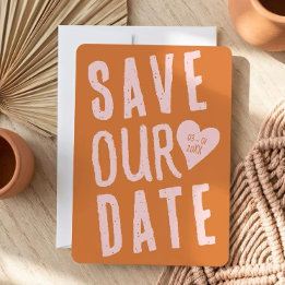 Funky Bold Font Invitation