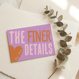 Funky Bold Font Invitation