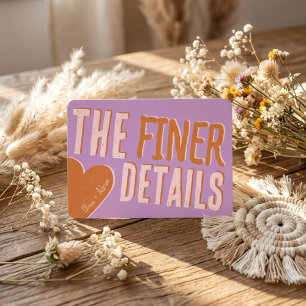 Funky Bold Font Invitation