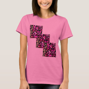Funky Breast Cancer Ribbons T-Shirt