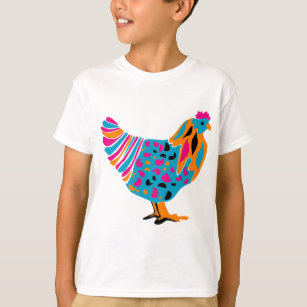 Funky Bright Chicken T-Shirt