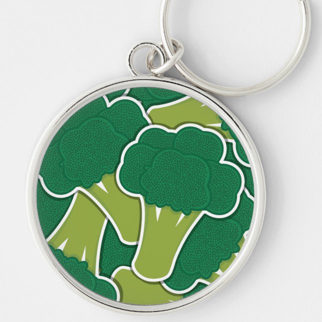 Funky broccoli keychain (Front)
