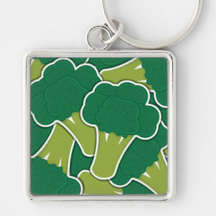 Funky broccoli keychain