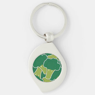 Funky broccoli keychain