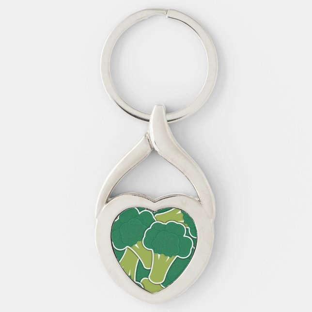Funky broccoli keychain (Front)