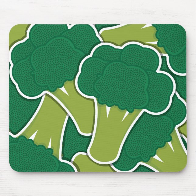 Funky broccoli mouse pad (Front)