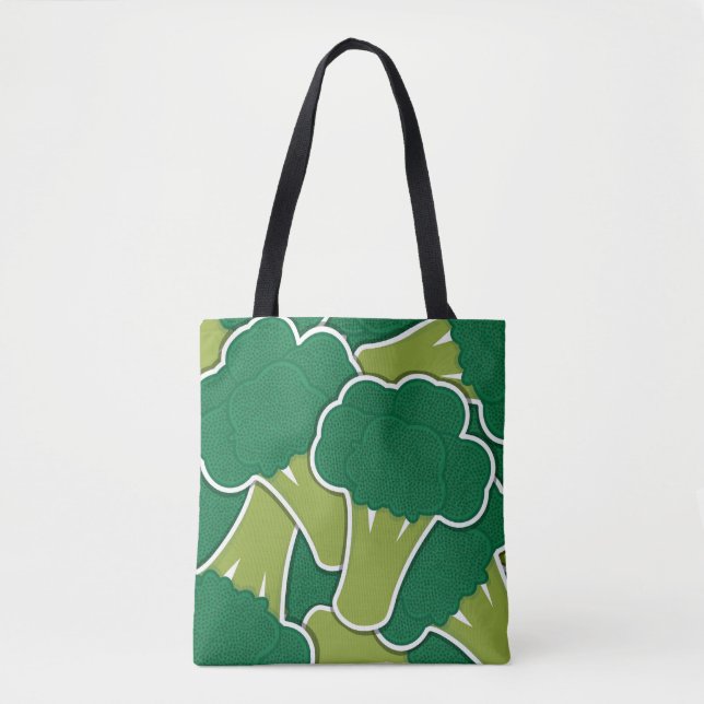 Funky broccoli tote bag (Front)