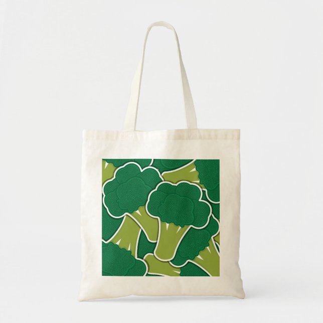 Funky broccoli tote bag (Front)