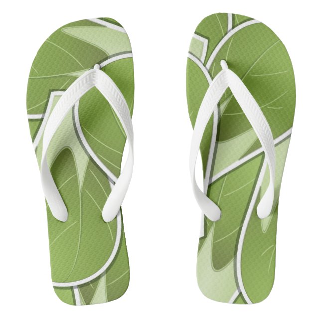Funky brussel sprout flip flops (Footbed)