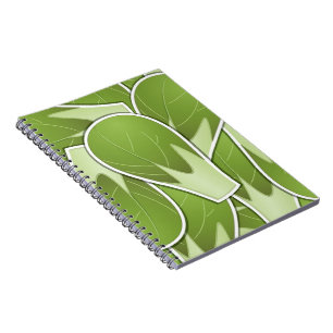 Funky brussel sprout notebook