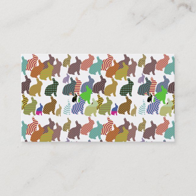 Funky Bunny Business Card (Front)