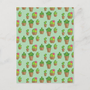 Funky Cactus Postcard