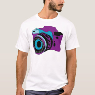 Funky camera graphic illustration T-Shirt