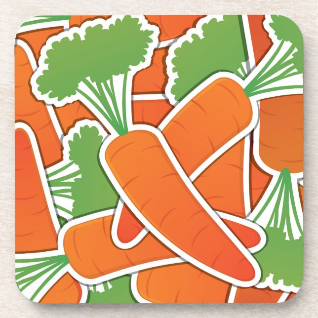 Funky carrot coaster (Front)