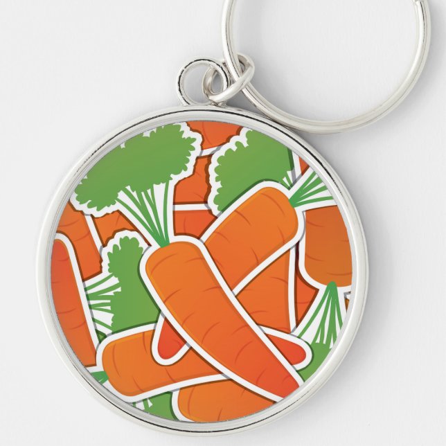 Funky carrot keychain (Front)