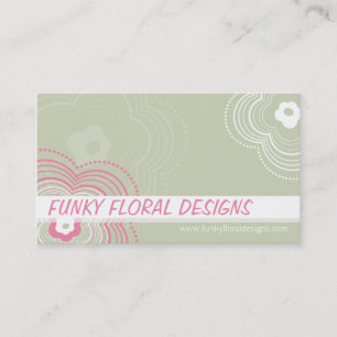 FUNKY CARTE DE VISITE :: fleur funky 10L