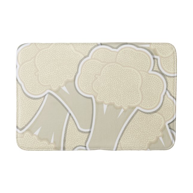 Funky cauliflower bath mat (Front)